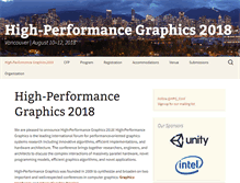 Tablet Screenshot of highperformancegraphics.org